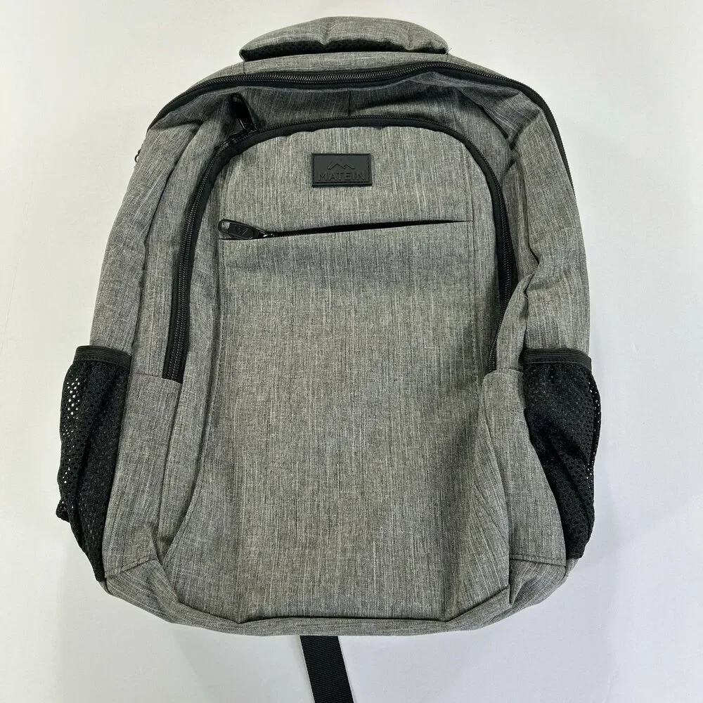 MATEIN Travel Laptop Backpack, 15.6 Inch College Inch, Austere Grey